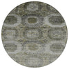 Piper Looms Chantille Panels ACN1944 Pewter Machine Washable Area Rug Round Main Image