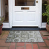 Piper Looms Chantille Panels ACN1944 Pewter Machine Washable Area Rug Scatter Outdoor Lifestyle Image Feature