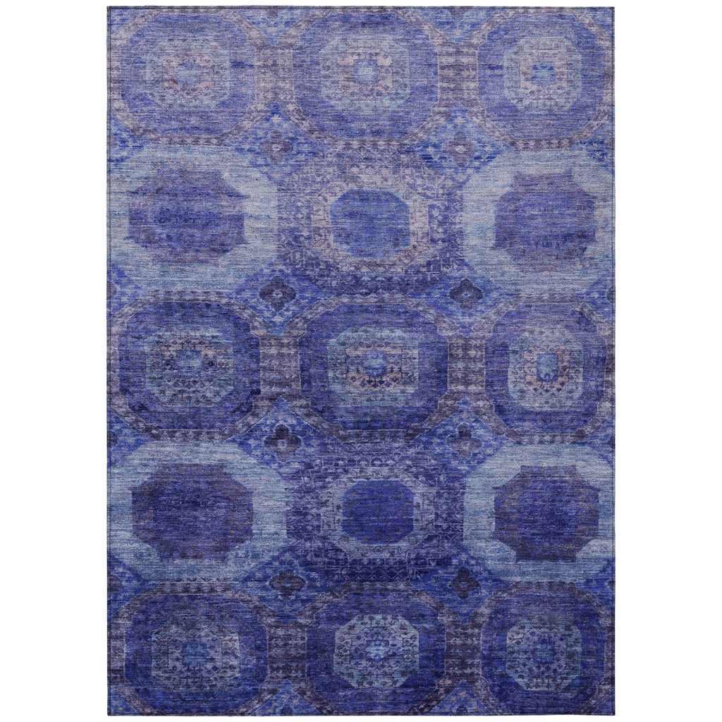 Piper Looms Chantille Panels ACN1944 Purple Machine Washable Area Rug main image