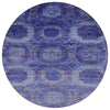 Piper Looms Chantille Panels ACN1944 Purple Machine Washable Area Rug Round Main Image