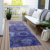 Piper Looms Chantille Panels ACN1944 Purple Machine Washable Area Rug Runner Outdoor Lifestyle Image Feature