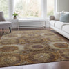 Piper Looms Chantille Panels ACN1944 Rust Machine Washable Area Rug Lifestyle Image Feature