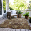 Piper Looms Chantille Panels ACN1944 Rust Machine Washable Area Rug Outdoor Lifestyle Image Feature