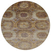 Piper Looms Chantille Panels ACN1944 Rust Machine Washable Area Rug Round Main Image