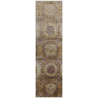 Piper Looms Chantille Panels ACN1944 Rust Machine Washable Area Rug Runner Main Image