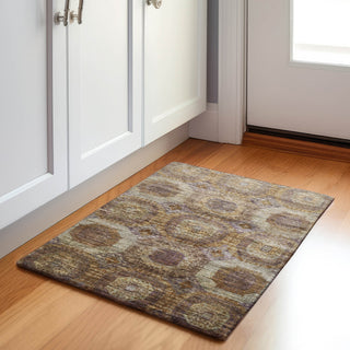 Piper Looms Chantille Panels ACN1944 Rust Machine Washable Area Rug Scatter Lifestyle Image Feature