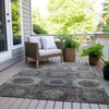 Piper Looms Chantille Panels ACN1944 Teal Machine Washable Area Rug Outdoor Lifestyle Image Feature