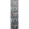 Piper Looms Chantille Panels ACN1944 Teal Machine Washable Area Rug Runner Main Image