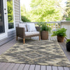 Piper Looms Chantille Tribal ACN1945 Beige Machine Washable Area Rug Outdoor Lifestyle Image Feature