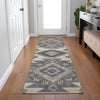 Piper Looms Chantille Tribal ACN1945 Beige Machine Washable Area Rug Runner Lifestyle Image Feature
