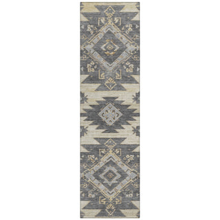 Piper Looms Chantille Tribal ACN1945 Beige Machine Washable Area Rug Runner Main Image