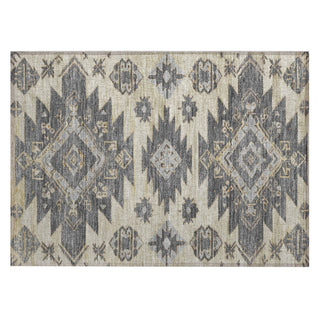 Piper Looms Chantille Tribal ACN1945 Beige Machine Washable Area Rug Scatter Main Image