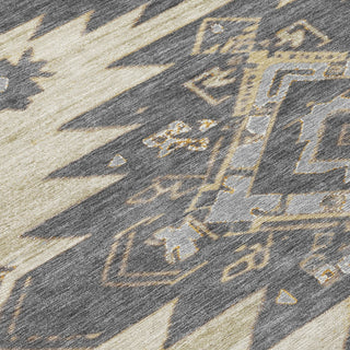 Piper Looms Chantille Tribal ACN1945 Beige Machine Washable Area Rug Swatch Image