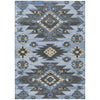 Piper Looms Chantille Tribal ACN1945 Blue Machine Washable Area Rug main image