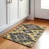 Piper Looms Chantille Tribal ACN1945 Gold Machine Washable Area Rug Scatter Lifestyle Image Feature