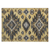 Piper Looms Chantille Tribal ACN1945 Gold Machine Washable Area Rug Scatter Main Image