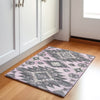 Piper Looms Chantille Tribal ACN1945 Pink Machine Washable Area Rug Scatter Lifestyle Image Feature