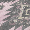 Piper Looms Chantille Tribal ACN1945 Pink Machine Washable Area Rug Swatch Image