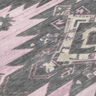 Piper Looms Chantille Tribal ACN1945 Pink Machine Washable Area Rug Swatch Image