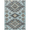 Piper Looms Chantille Tribal ACN1945 Teal Machine Washable Area Rug main image