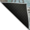 Piper Looms Chantille Tribal ACN1946 Brown Machine Washable Area Rug Backing Image