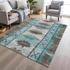 Piper Looms Chantille Tribal ACN1946 Brown Machine Washable Area Rug Lifestyle Image Feature