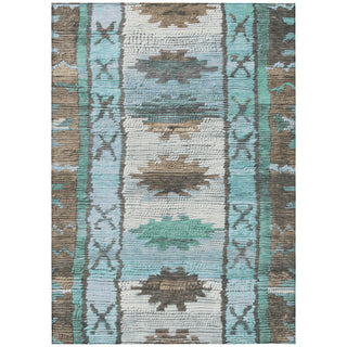 Piper Looms Chantille Tribal ACN1946 Brown Machine Washable Area Rug main image