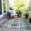 Piper Looms Chantille Tribal ACN1946 Brown Machine Washable Area Rug Outdoor Lifestyle Image Feature