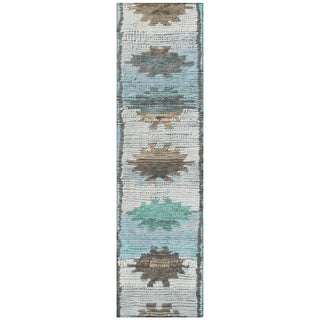 Piper Looms Chantille Tribal ACN1946 Brown Machine Washable Area Rug Runner Main Image