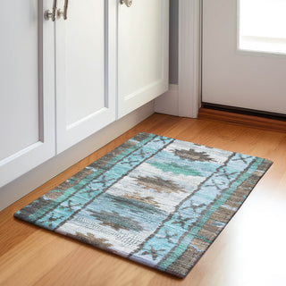 Piper Looms Chantille Tribal ACN1946 Brown Machine Washable Area Rug Scatter Lifestyle Image Feature