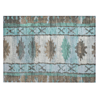 Piper Looms Chantille Tribal ACN1946 Brown Machine Washable Area Rug Scatter Main Image