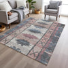 Piper Looms Chantille Tribal ACN1946 Denim Machine Washable Area Rug Lifestyle Image Feature