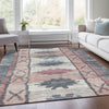 Piper Looms Chantille Tribal ACN1946 Denim Machine Washable Area Rug Lifestyle Image Feature