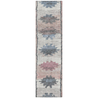 Piper Looms Chantille Tribal ACN1946 Denim Machine Washable Area Rug Runner Main Image