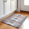 Piper Looms Chantille Tribal ACN1946 Denim Machine Washable Area Rug Scatter Lifestyle Image Feature