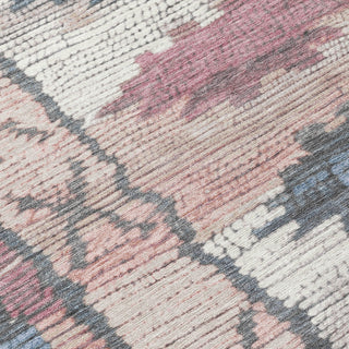 Piper Looms Chantille Tribal ACN1946 Denim Machine Washable Area Rug Swatch Image