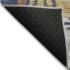 Piper Looms Chantille Tribal ACN1946 Gold Machine Washable Area Rug Backing Image