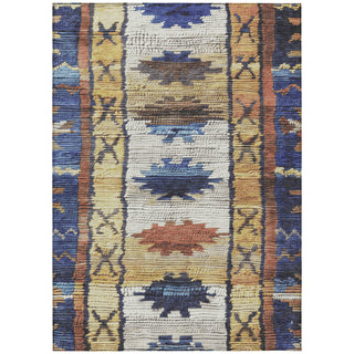 Piper Looms Chantille Tribal ACN1946 Gold Machine Washable Area Rug main image