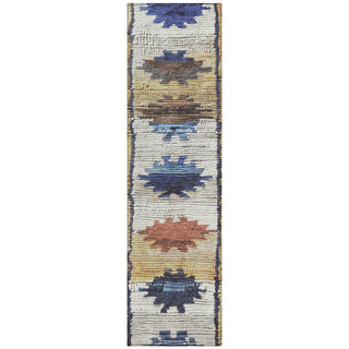 Piper Looms Chantille Tribal ACN1946 Gold Machine Washable Area Rug Runner Main Image