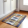 Piper Looms Chantille Tribal ACN1946 Gold Machine Washable Area Rug Scatter Lifestyle Image Feature