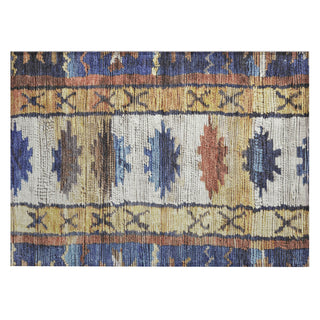 Piper Looms Chantille Tribal ACN1946 Gold Machine Washable Area Rug Scatter Main Image