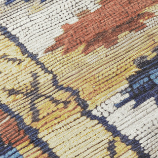 Piper Looms Chantille Tribal ACN1946 Gold Machine Washable Area Rug Swatch Image