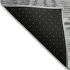 Piper Looms Chantille Tribal ACN1946 Gray Machine Washable Area Rug Backing Image