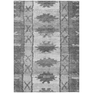 Piper Looms Chantille Tribal ACN1946 Gray Machine Washable Area Rug main image