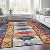 Piper Looms Chantille Tribal ACN1946 Navy Machine Washable Area Rug Lifestyle Image Feature