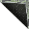 Piper Looms Chantille Global ACN1947 Aloe Machine Washable Area Rug Backing Image