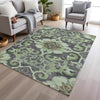 Piper Looms Chantille Global ACN1947 Aloe Machine Washable Area Rug Lifestyle Image Feature