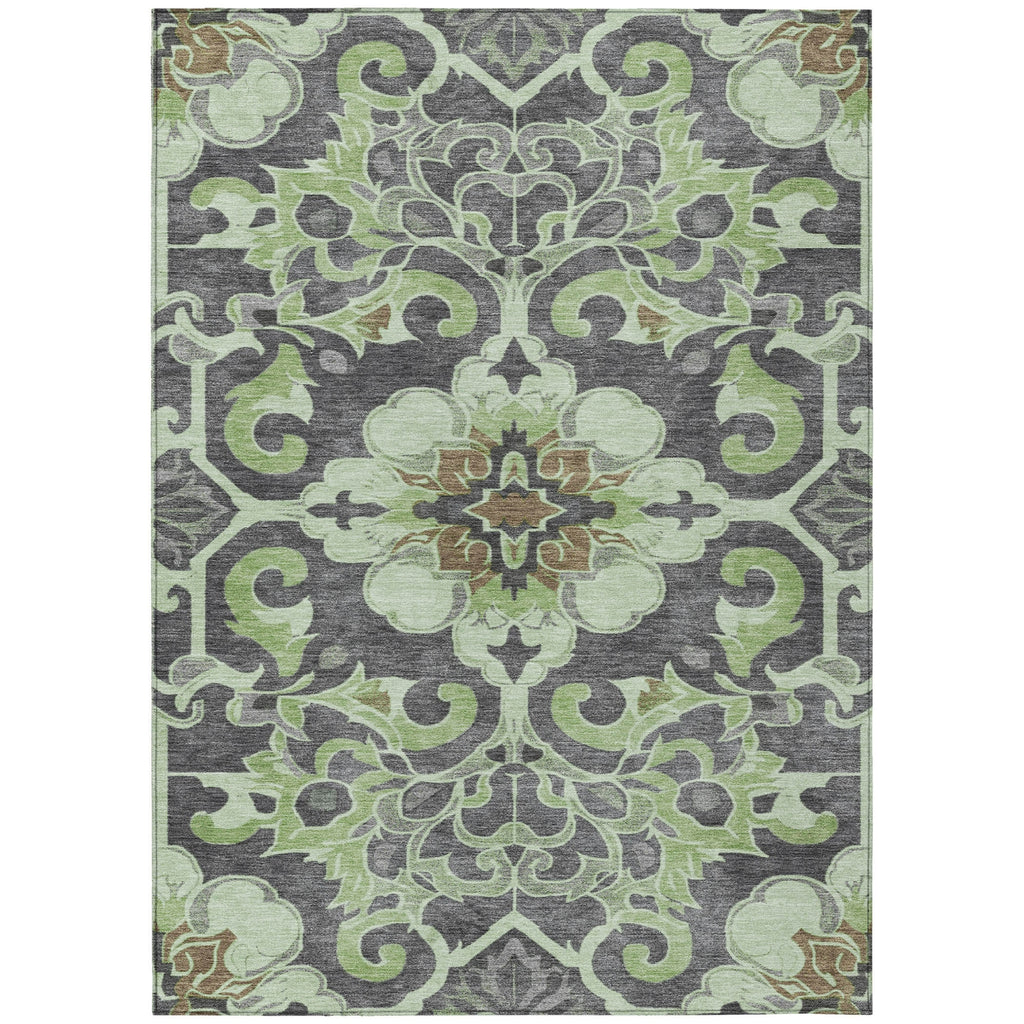 Piper Looms Chantille Global ACN1947 Aloe Machine Washable Area Rug main image