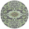 Piper Looms Chantille Global ACN1947 Aloe Machine Washable Area Rug Round Main Image