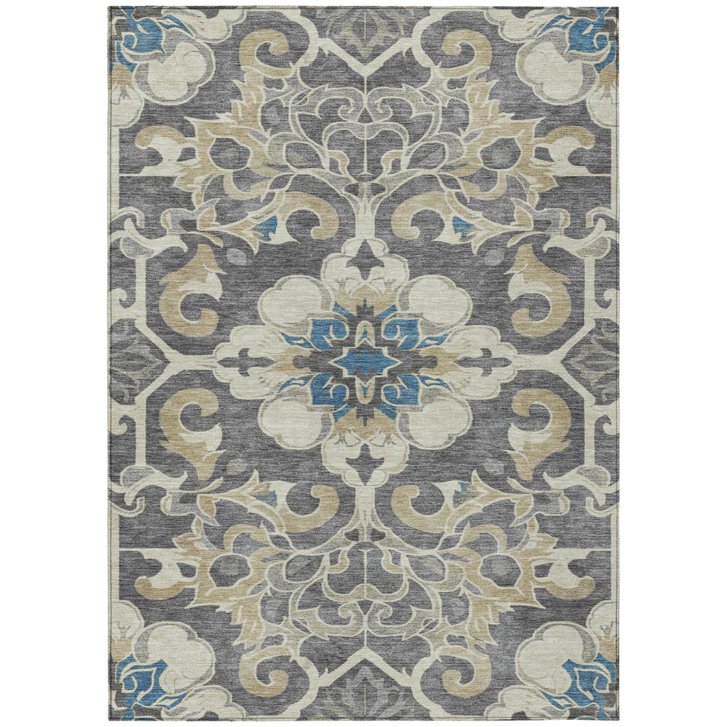 Piper Looms Chantille Global ACN1947 Beige Machine Washable Area Rug main image